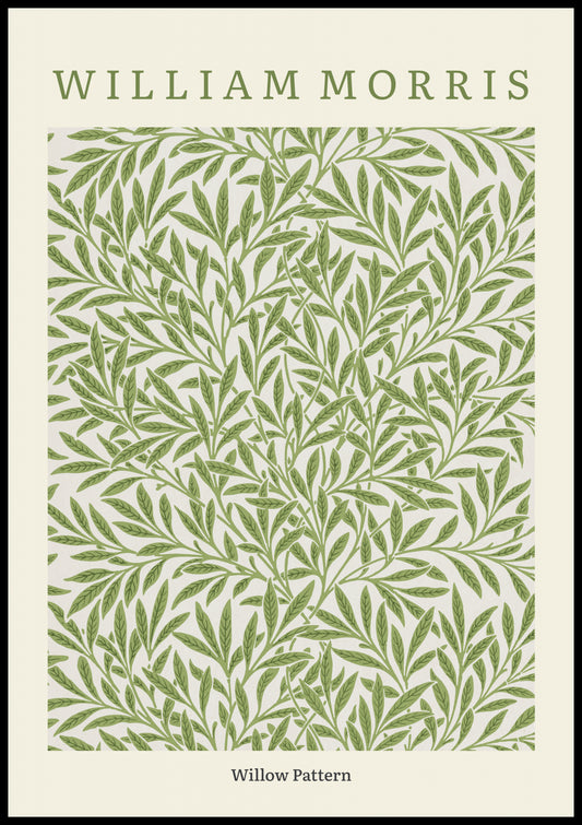 Plakat  Design Willow Pattern, Morris Vintage do Salonu
