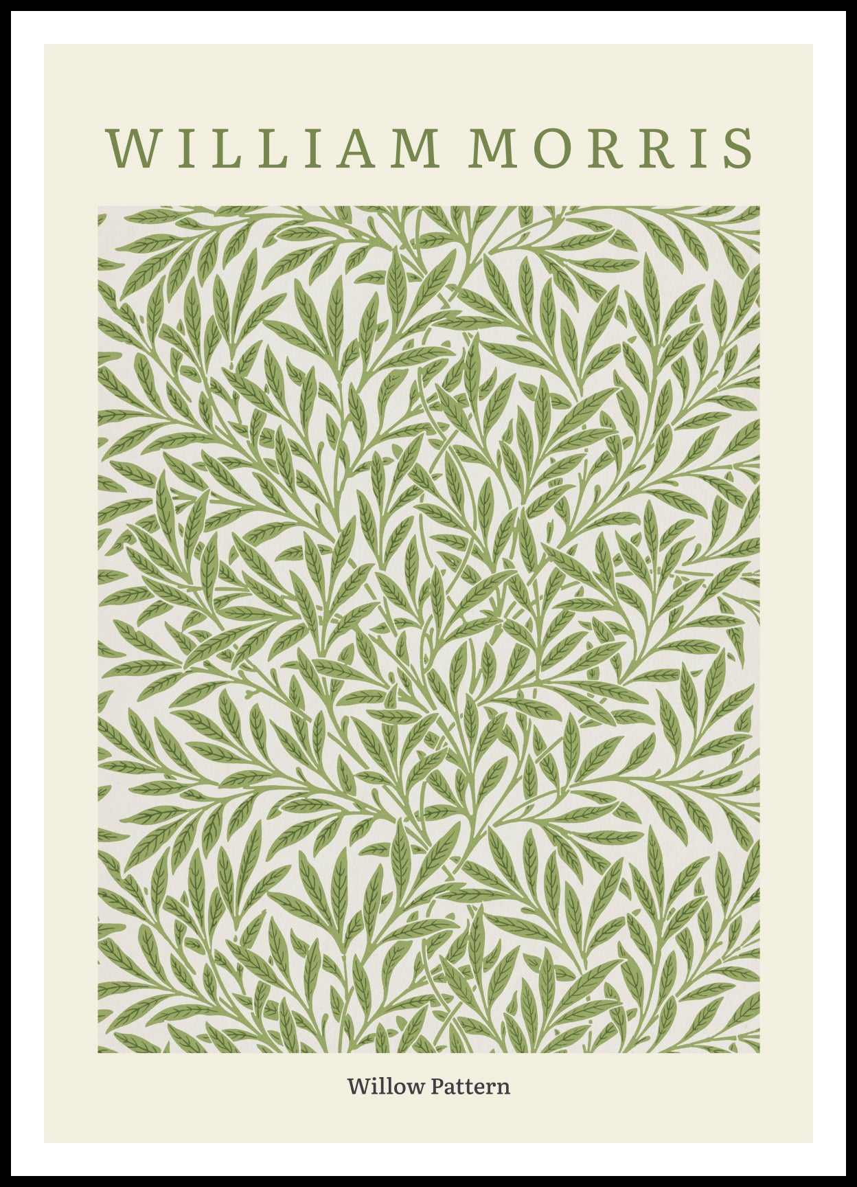 Plakat  Design Willow Pattern, Morris Vintage do Salonu