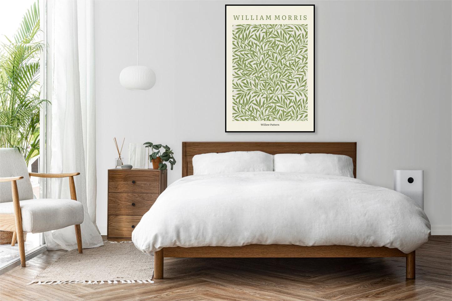 Plakat  Design Willow Pattern, Morris Vintage do Salonu