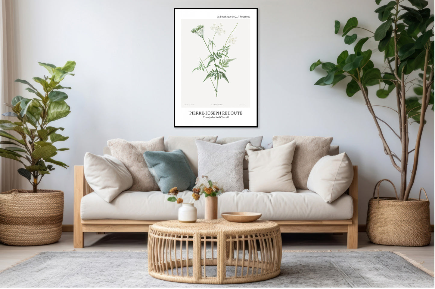 Obraz  Design Rotted Chervil, Redoute Vintage do Salonu