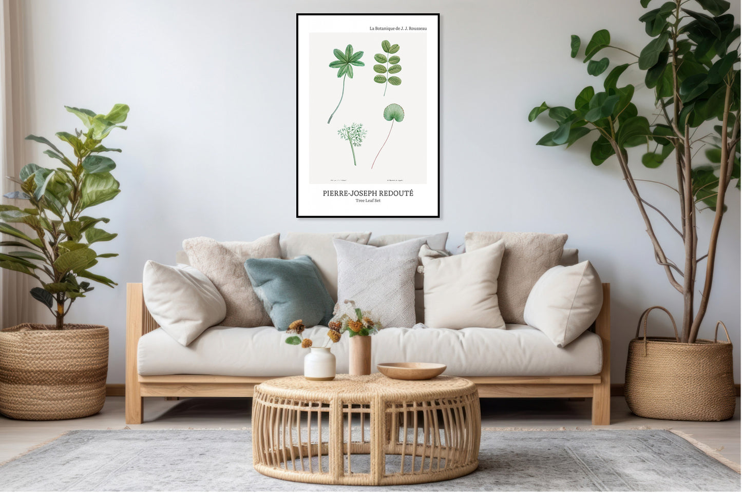 Obraz  Design Tree Leaf Set, Redoute Vintage do Salonu