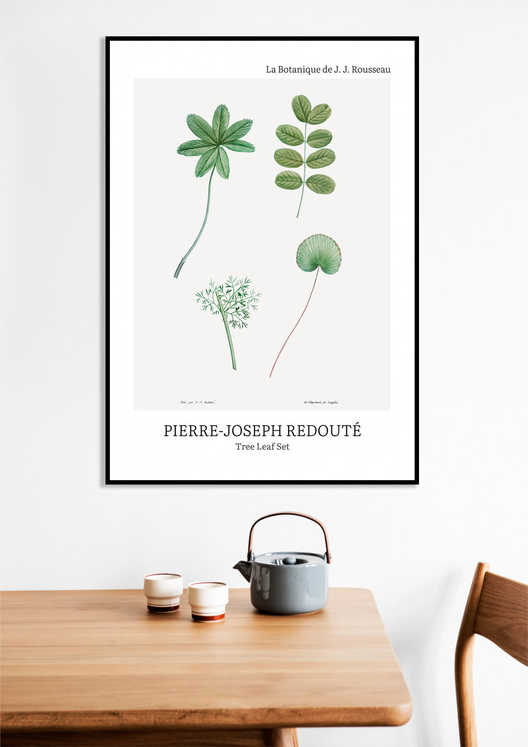 Obraz  Design Tree Leaf Set, Redoute Vintage do Salonu