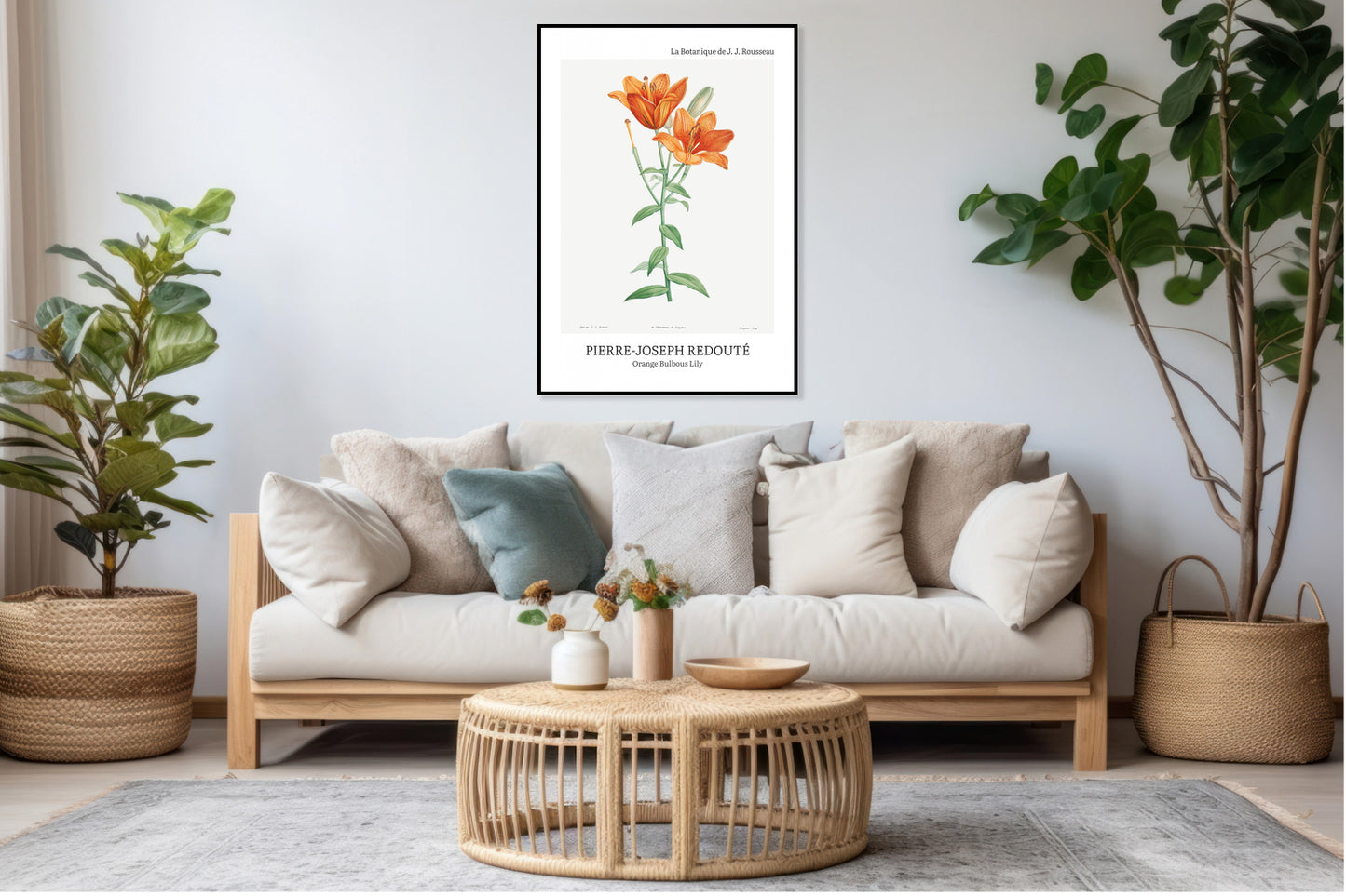 Obraz  Design Bulbous Lily, Redoute Vintage do Salonu