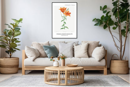 Obraz  Design Bulbous Lily, Redoute Vintage do Salonu