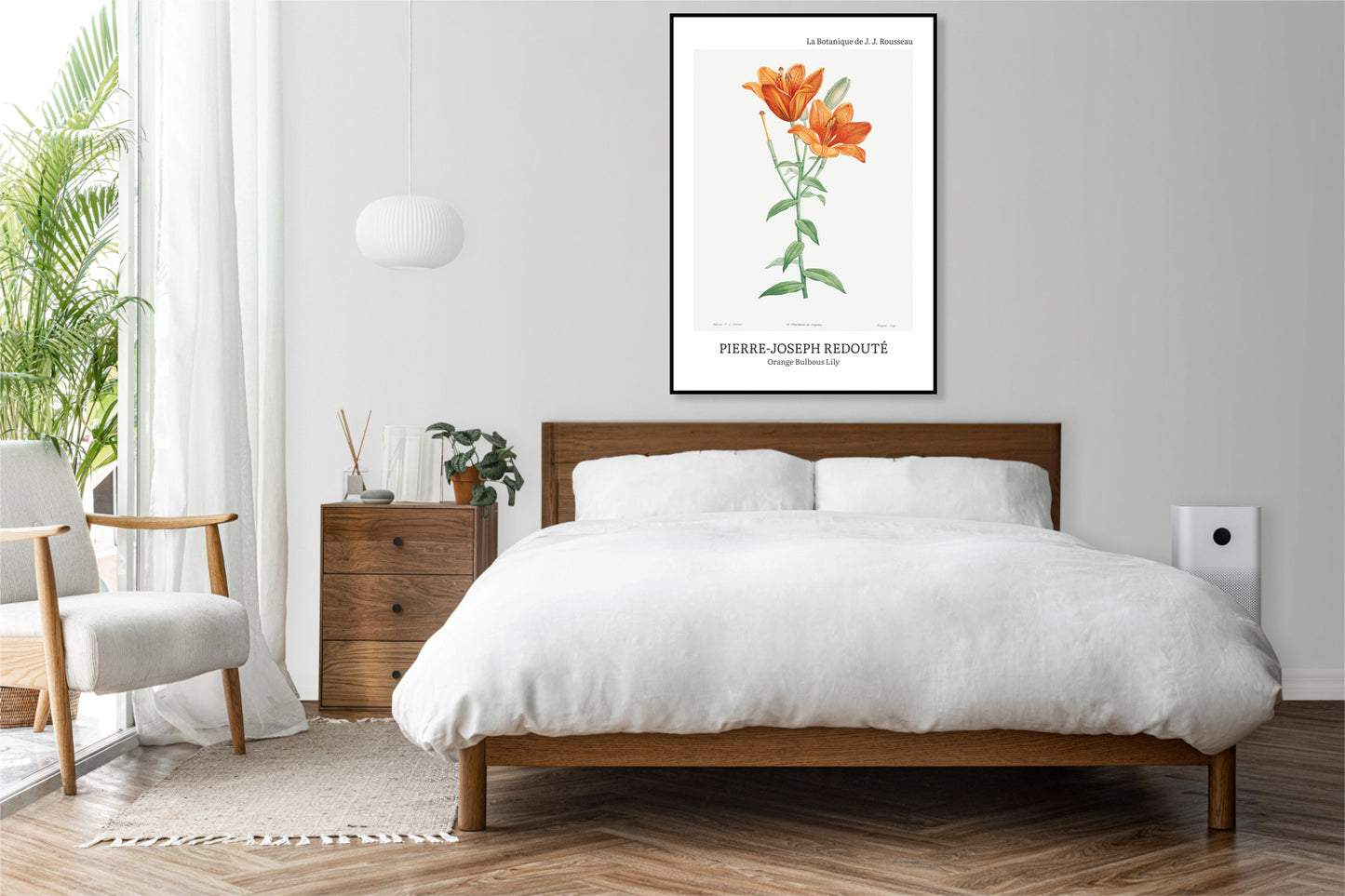 Plakat  Design Bulbous Lily, Redoute Vintage do Salonu
