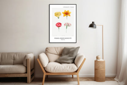 Obraz  Design Flower Set, Redoute Vintage do Salonu