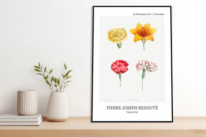Obraz  Design Flower Set, Redoute Vintage do Salonu