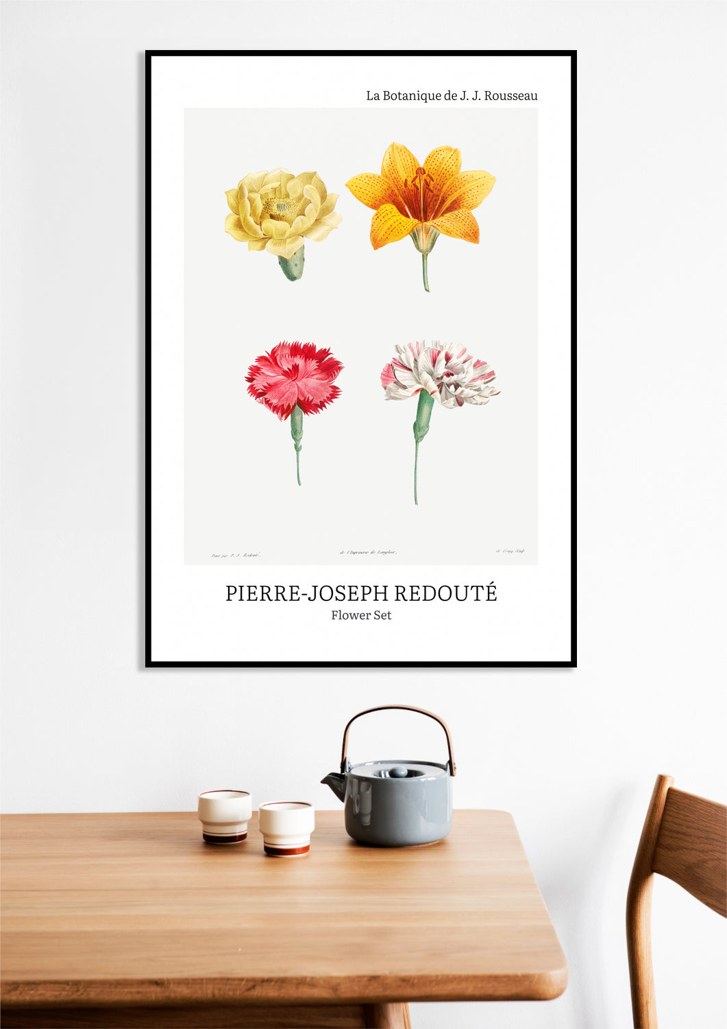 Obraz  Design Flower Set, Redoute Vintage do Salonu