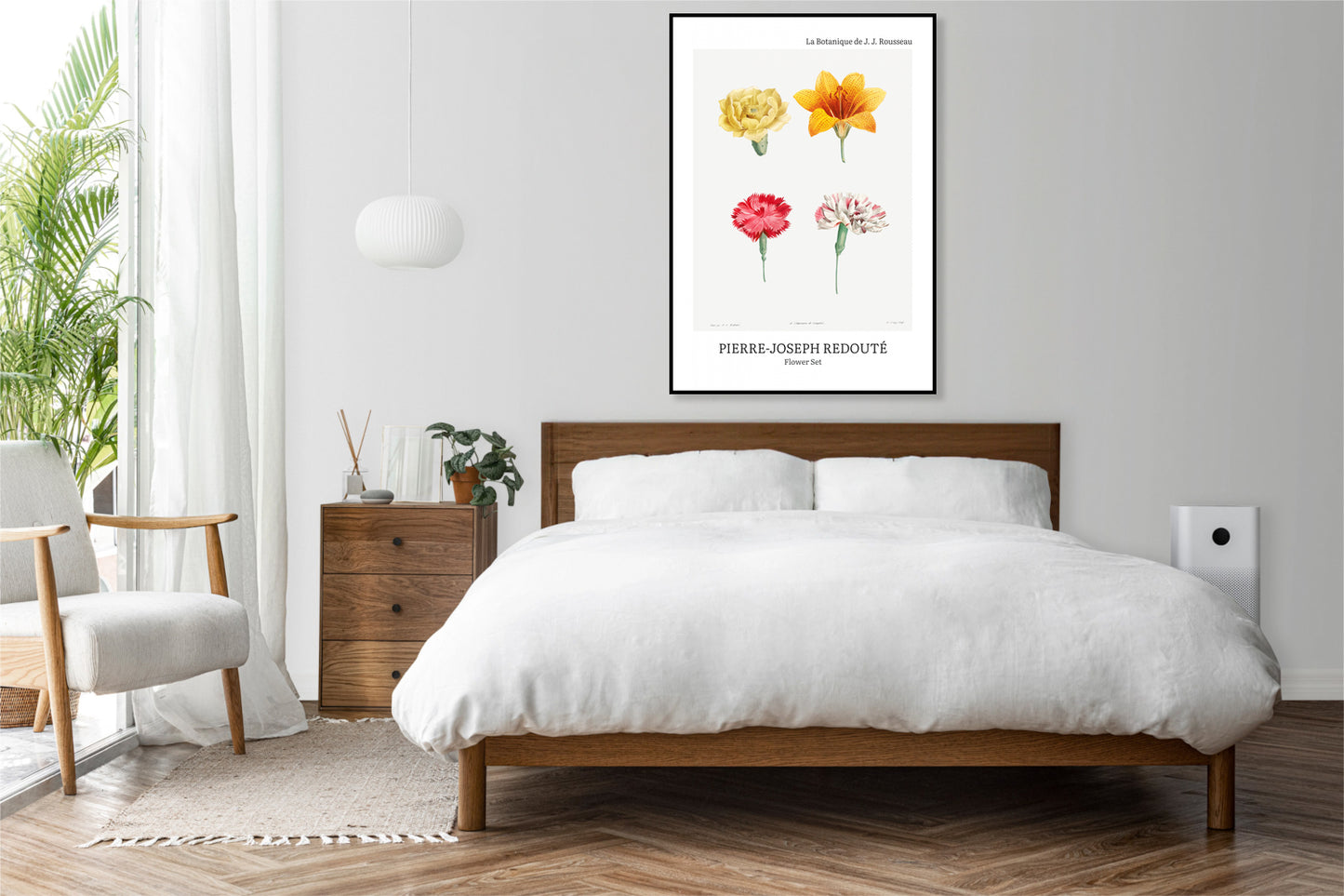 Plakat  Design Flower Set, Redoute Vintage do Salonu