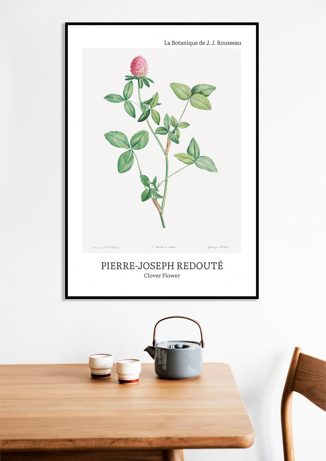 Obraz  Design Clover Flower, Redoute Vintage do Salonu