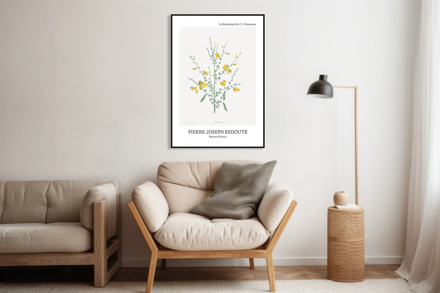 Obraz  Design Broom Flower, Redoute Vintage do Salonu