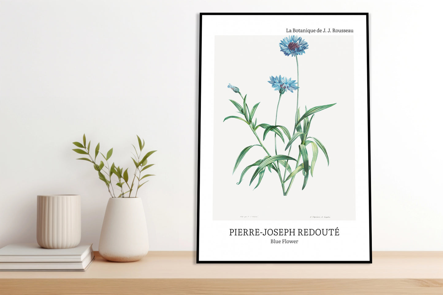 Obraz  Design Blue Flower, Redoute Vintage do Salonu