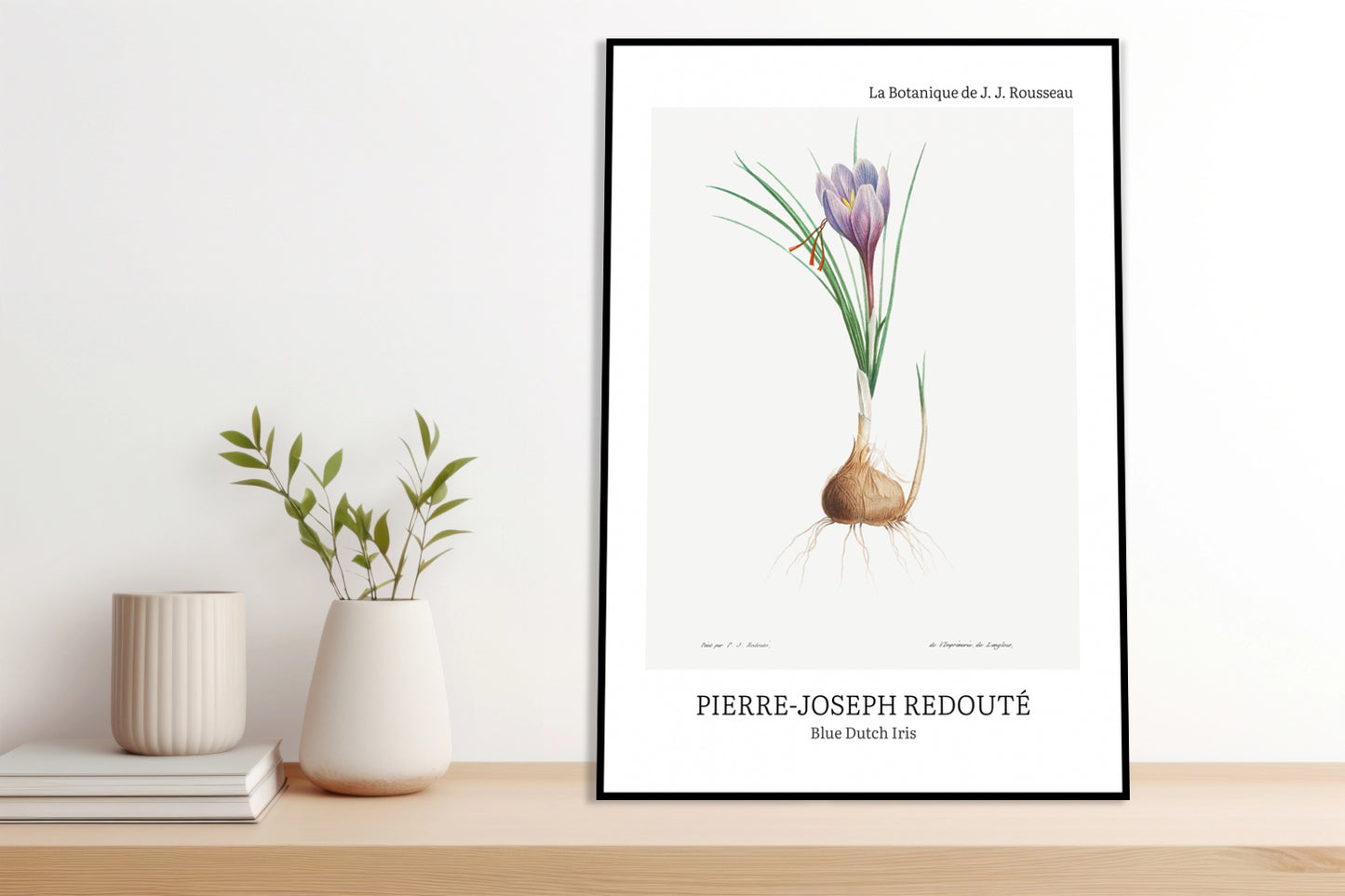 Obraz  Design Blue Dutch Iris, Redoute Vintage do Salonu