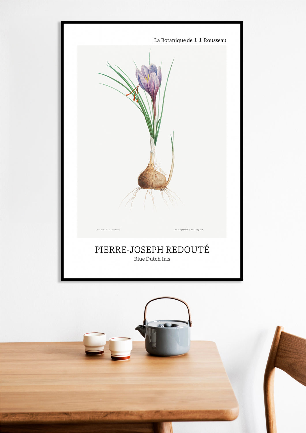 Obraz  Design Blue Dutch Iris, Redoute Vintage do Salonu