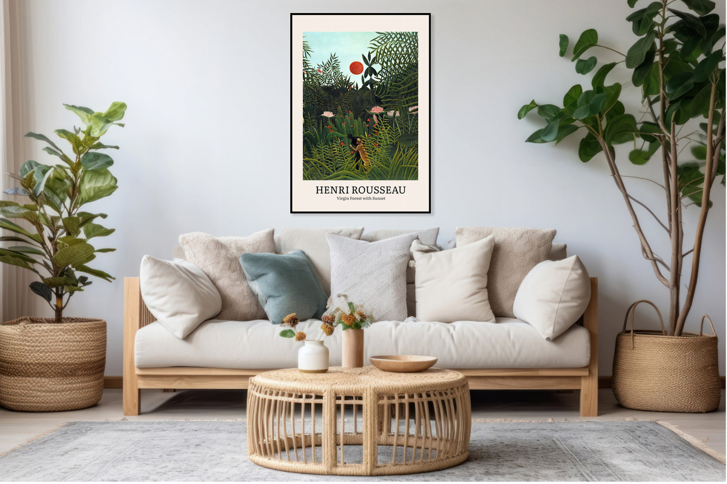 Obraz  Design Virgin Forest, Rousseau Vintage do Salonu