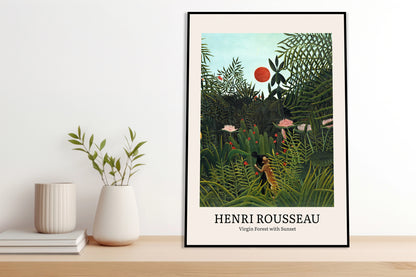 Obraz  Design Virgin Forest, Rousseau Vintage do Salonu