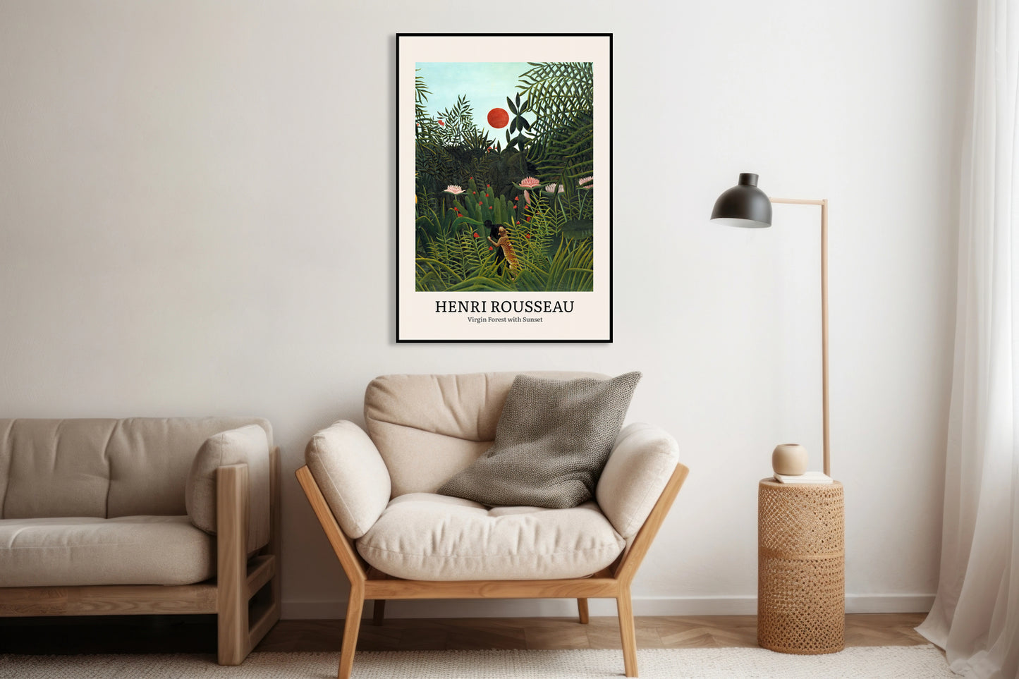 Obraz  Design Virgin Forest, Rousseau Vintage do Salonu