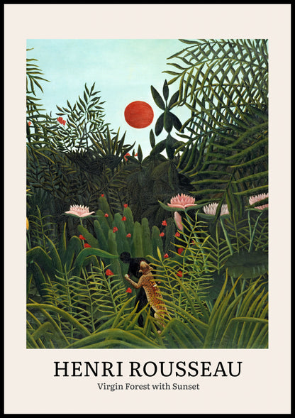 Plakat  Design Virgin Forest, Rousseau Vintage do Salonu