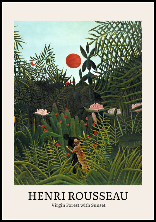 Plakat  Design Virgin Forest, Rousseau Vintage do Salonu