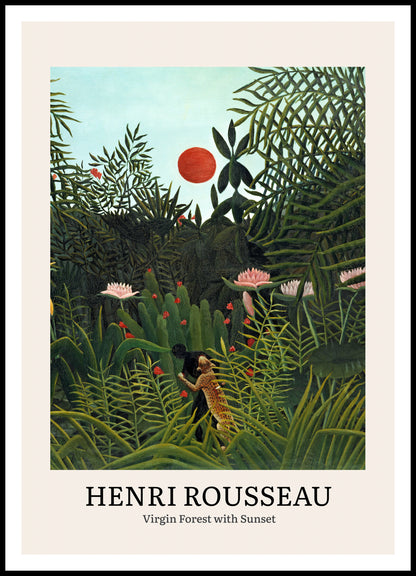 Plakat  Design Virgin Forest, Rousseau Vintage do Salonu