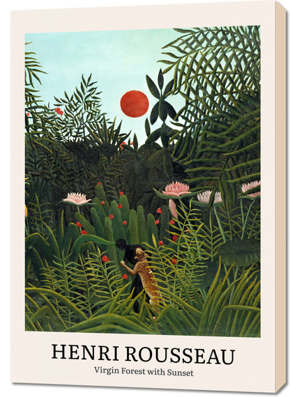 Obraz  Design Virgin Forest, Rousseau Vintage do Salonu