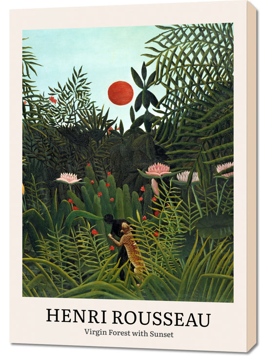 Obraz  Design Virgin Forest, Rousseau Vintage do Salonu