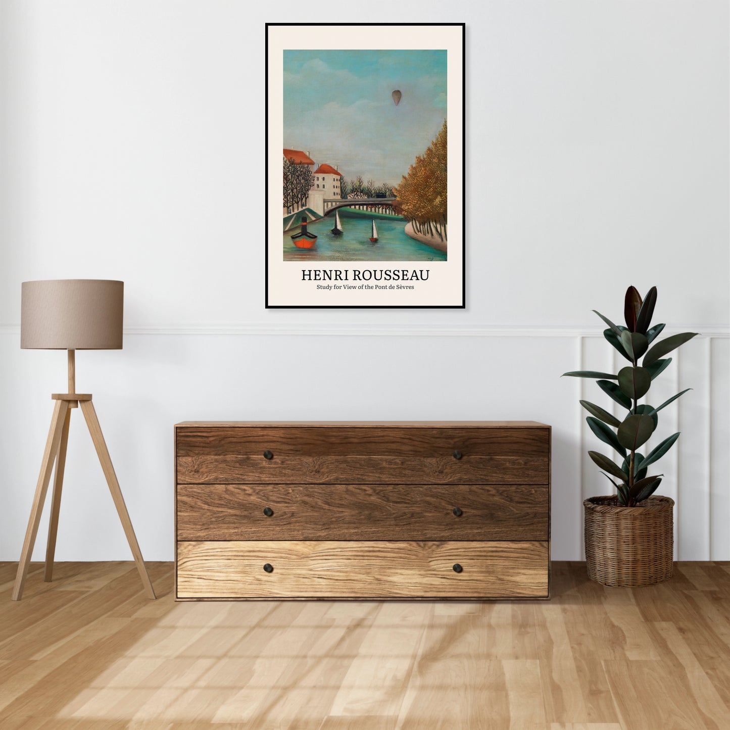 Obraz  Design Pont de Sèvres, Rousseau Vintage do Salonu