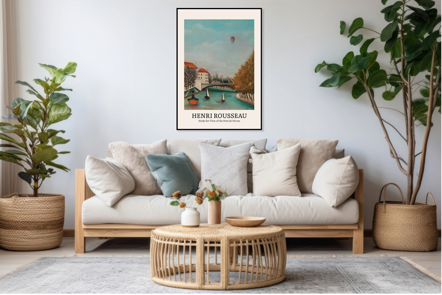 Obraz  Design Pont de Sèvres, Rousseau Vintage do Salonu