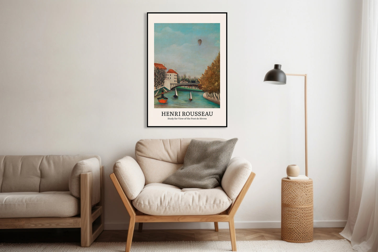 Obraz  Design Pont de Sèvres, Rousseau Vintage do Salonu