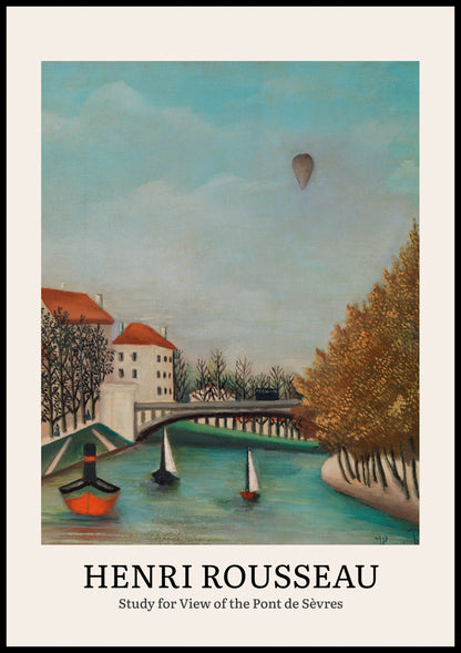 Plakat  Design Pont de Sèvres, Rousseau Vintage do Salonu