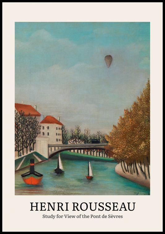 Plakat  Design Pont de Sèvres, Rousseau Vintage do Salonu