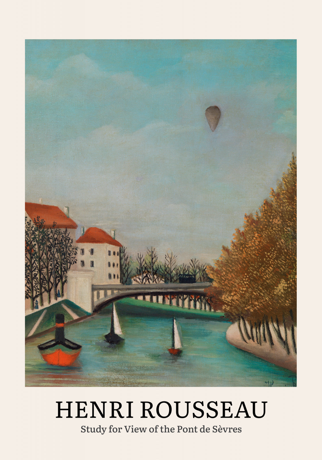 Plakat  Design Pont de Sèvres, Rousseau Vintage do Salonu