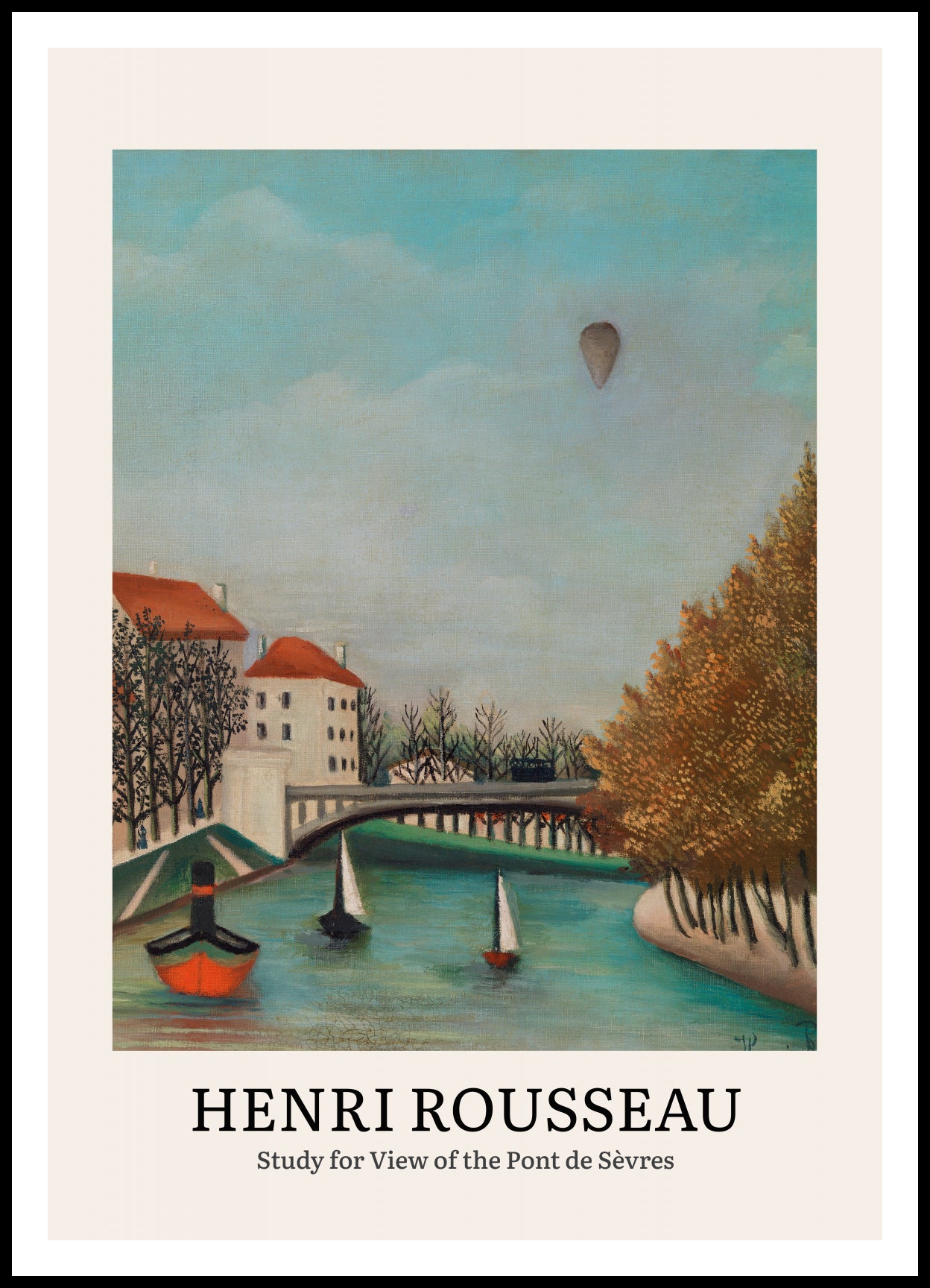 Plakat  Design Pont de Sèvres, Rousseau Vintage do Salonu