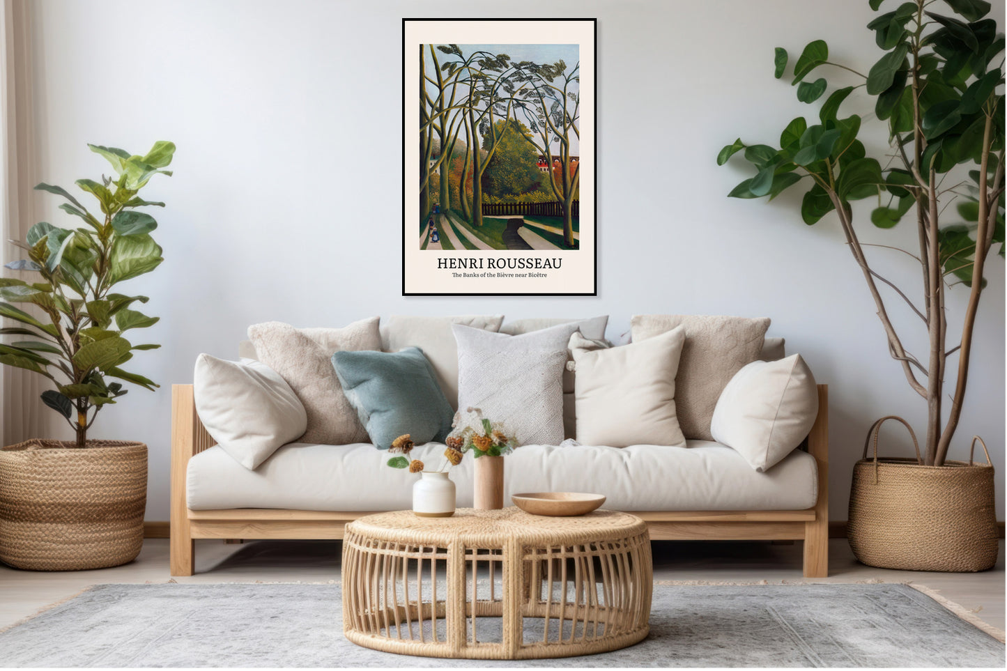 Obraz  Design Bièvre near Bicêtre, Rousseau Vintage do Salonu