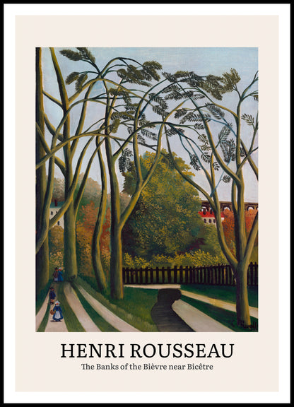 Plakat  Design Bièvre near Bicêtre, Rousseau Vintage do Salonu