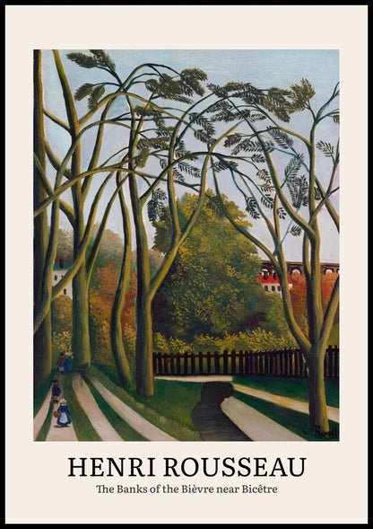 Plakat  Design Bièvre near Bicêtre, Rousseau Vintage do Salonu