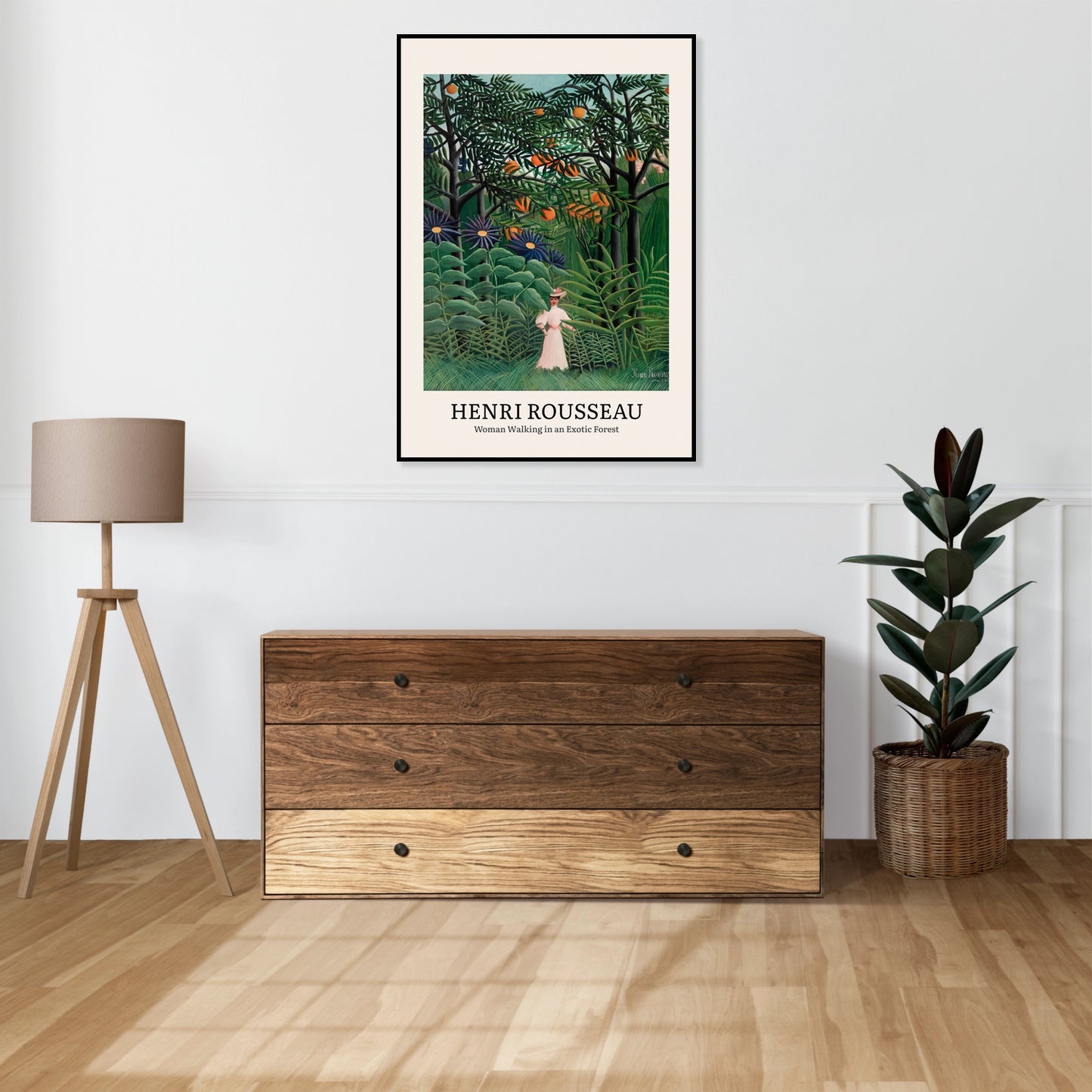 Obraz  Design Exotic Forest, Rousseau Vintage do Salonu