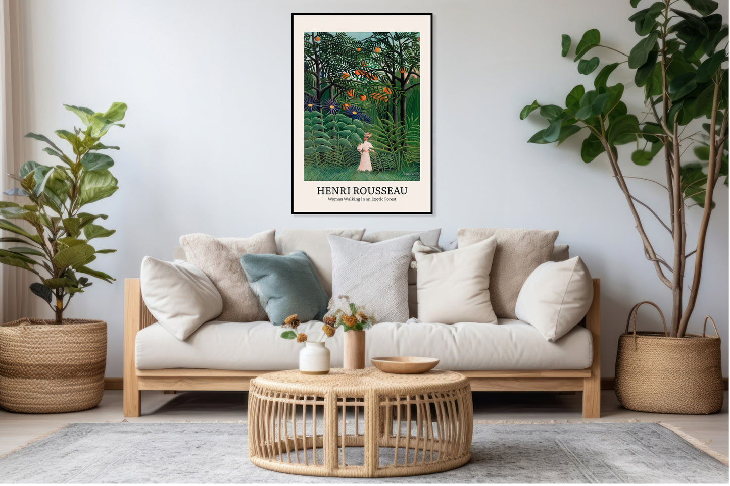 Obraz  Design Exotic Forest, Rousseau Vintage do Salonu