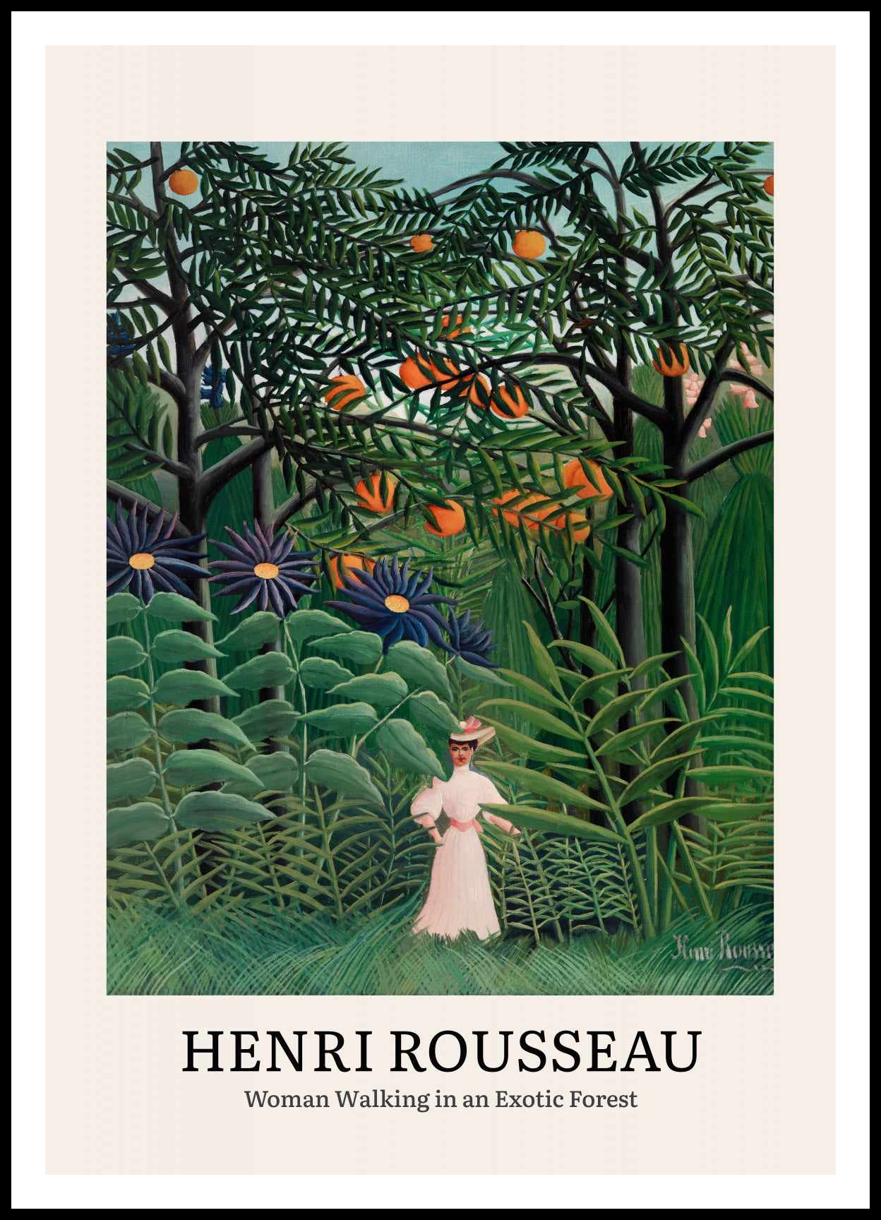 Plakat  Design Exotic Forest, Rousseau Vintage do Salonu