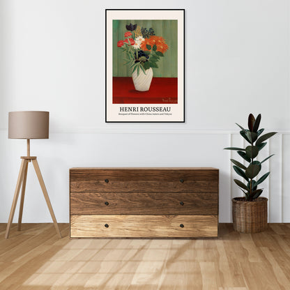 Obraz  Design Bouquet of Flowers, Rousseau Vintage do Salonu