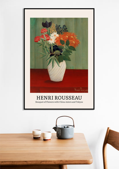 Obraz  Design Bouquet of Flowers, Rousseau Vintage do Salonu