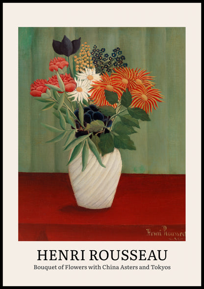 Plakat  Design Bouquet of Flowers, Rousseau Vintage do Salonu