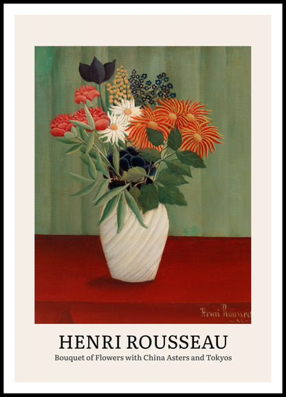 Plakat  Design Bouquet of Flowers, Rousseau Vintage do Salonu