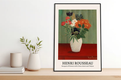 Plakat  Design Bouquet of Flowers, Rousseau Vintage do Salonu