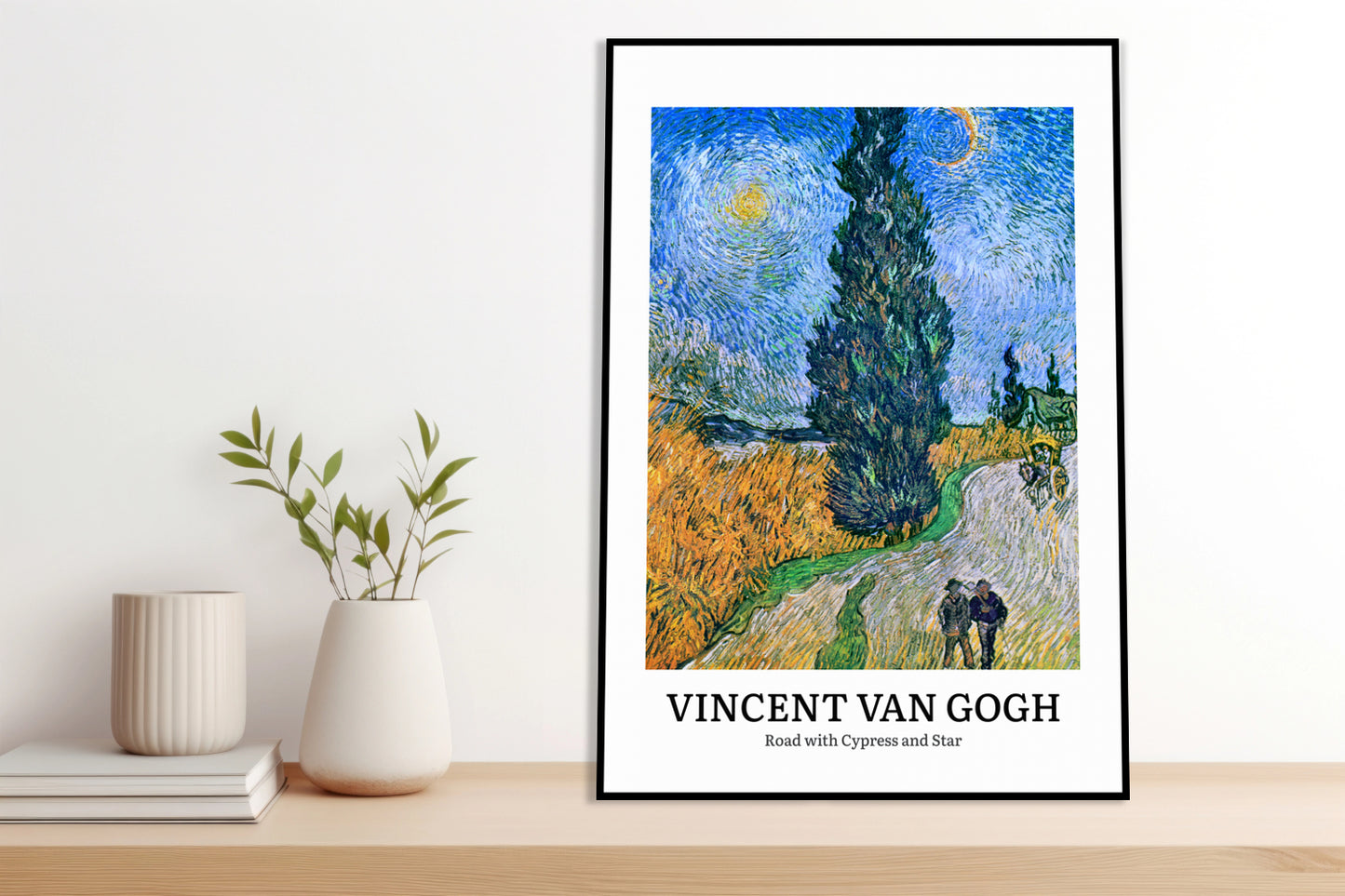 Plakat  Design Cypress and Star, Van Gogh Vintage do Salonu