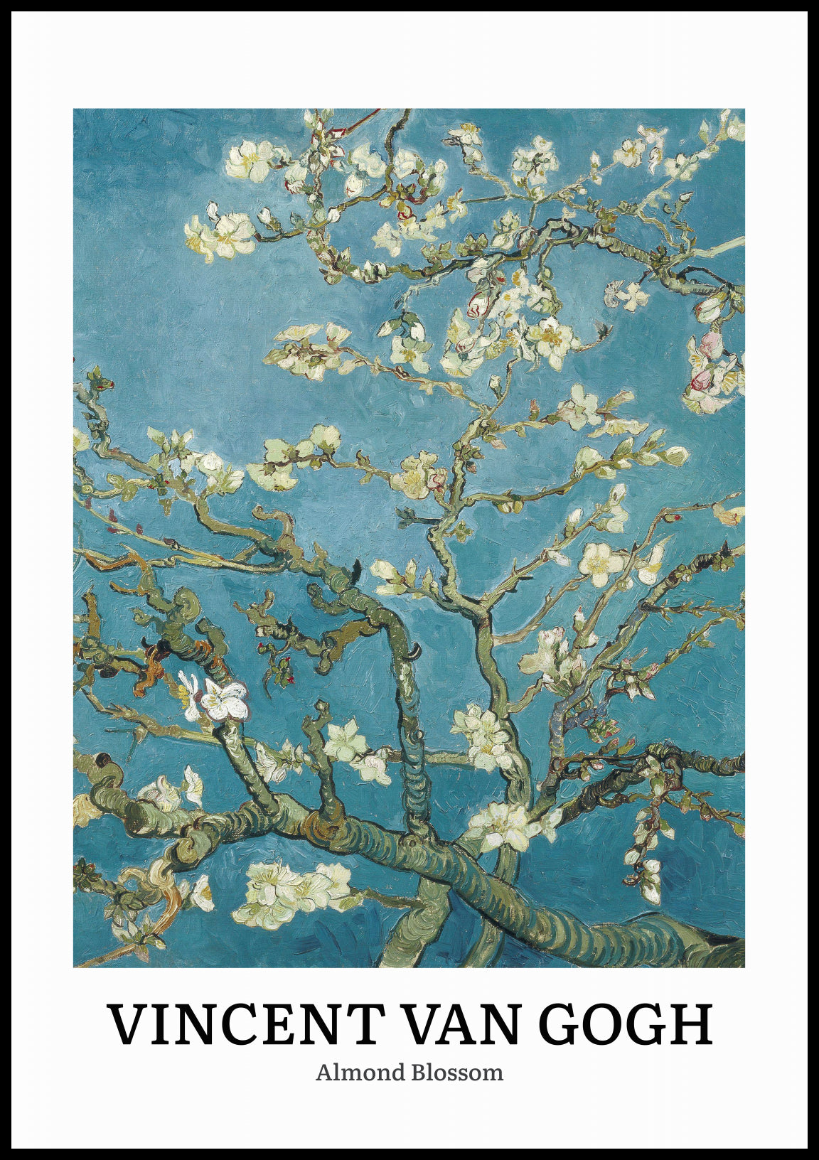 "Design  Almond Blossom" by Vincent van Gogh