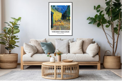 Obraz  Design Cafe Terrace, Van Gogh Vintage do Salonu