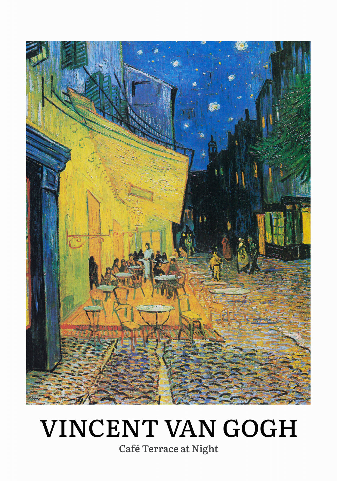 "Design Café Terrace at Night" by Vincent van Gogh