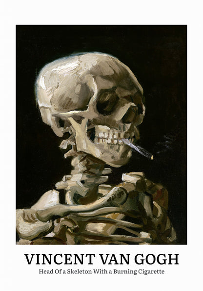 Plakat  Design Skeleton, Van Gogh Vintage do Salonu