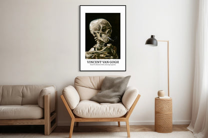 Plakat  Design Skeleton, Van Gogh Vintage do Salonu